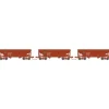 Trains|Atlas 5621 N Scale Santa Fe 2-Bay Offset Hopper Set (3 Cars) - Model Train Junction: Quality Parts and Art Supplies