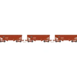 Trains|Atlas 5621 N Scale Santa Fe 2-Bay Offset Hopper Set (3 Cars) - Model Train Junction: Quality Parts and Art Supplies
