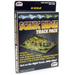Trains|Atlas 2588 N Scale Scenic Ridge Track Pack - Model Train Junction: Quality Parts and Art Supplies