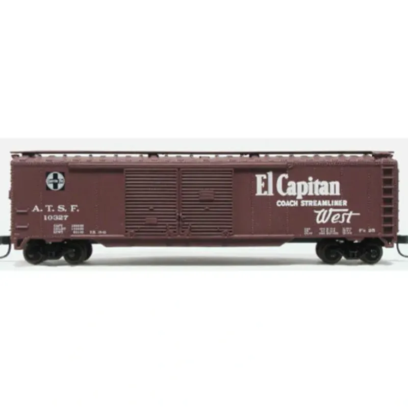 Trains|Atlas 36273 N Scale SF'El Capitan'50' Double Door Boxcar #3 - Model Train Junction: Quality Parts and Art Supplies