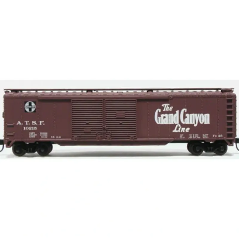 Trains|Atlas 36283 N Scale SF'Grand Canyon'50' Double Door Boxcar #3 - Model Train Junction: Quality Parts and Art Supplies
