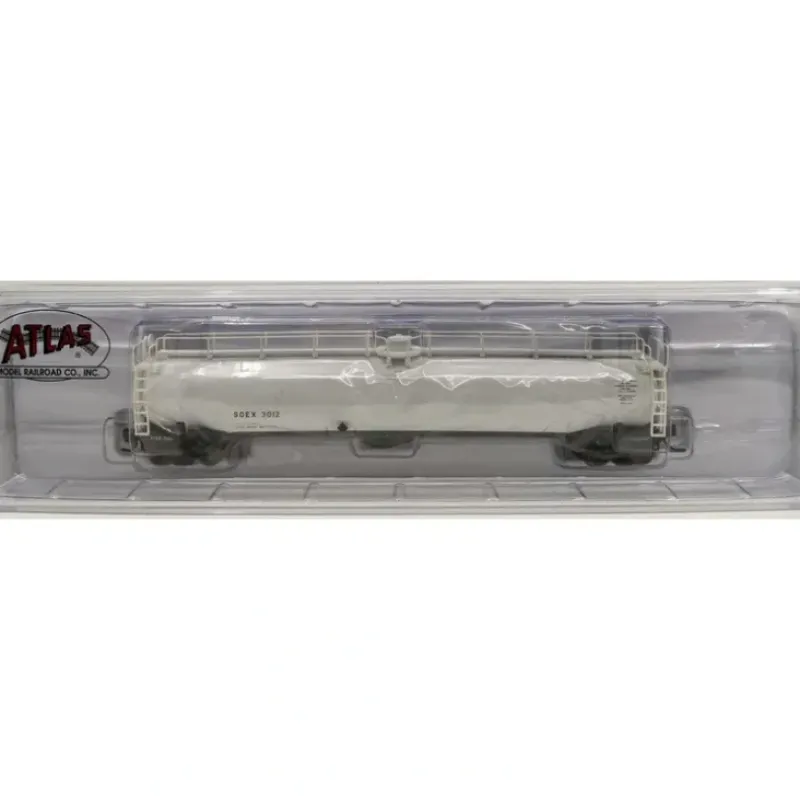 Trains|Atlas 37074 N Scale Shell SOEX 33,000 Gallon Tank Car #3012 - Model Train Junction: Quality Parts and Art Supplies
