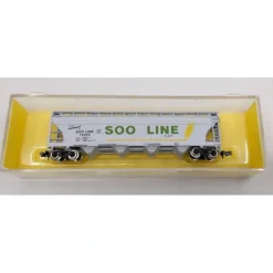 Trains|Atlas 3710 N Scale Soo Line Centerflow Hopper Car #75250 LN/Box - Model Train Junction: Quality Parts and Art Supplies