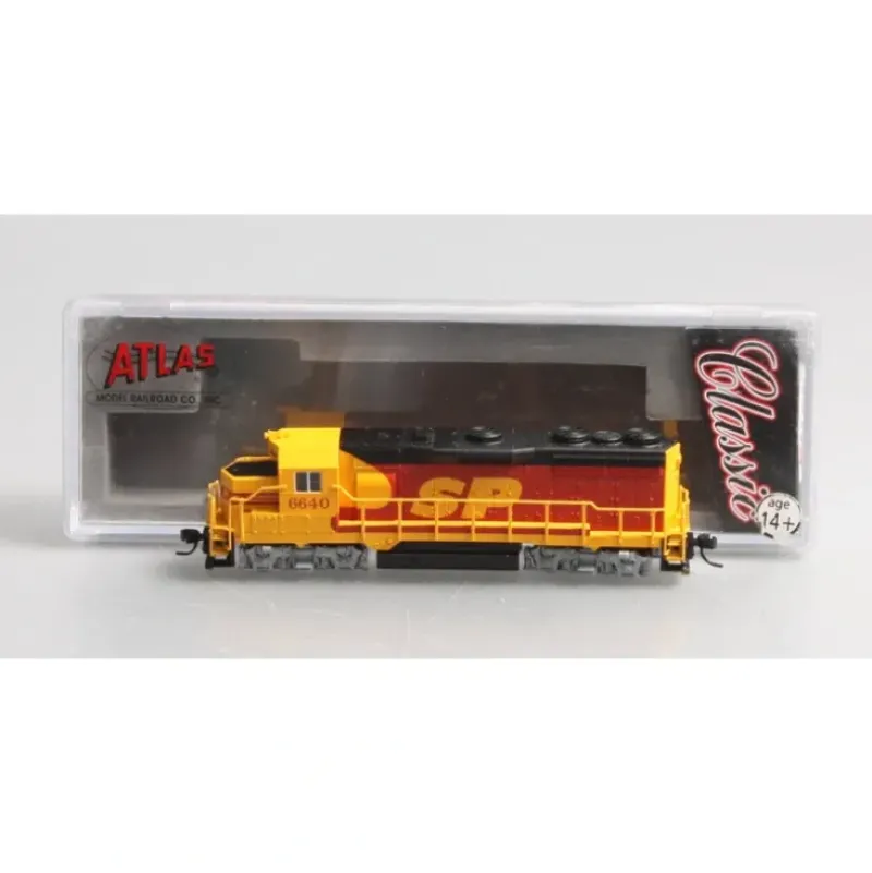 Trains|Atlas 46553 N Scale Southern Pacific/Santa Fe GP35 Diesel Locomotive #6640 - Model Train Junction: Quality Parts and Art Supplies