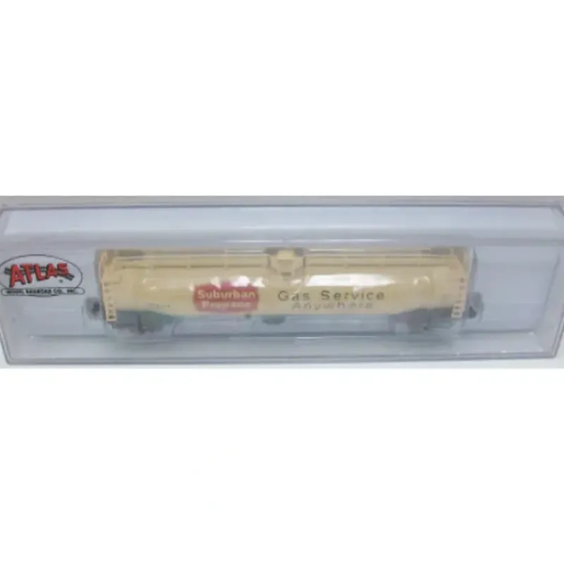 Trains|Atlas 37032 N Scale Suburban Propane 33,000 Gallon Tank Car #1314 - Model Train Junction: Quality Parts and Art Supplies