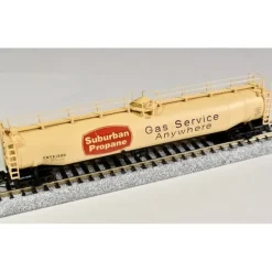Trains|Atlas 37033 N Scale Suburban Propane #1320 Tank Car - Model Train Junction: Quality Parts and Art Supplies