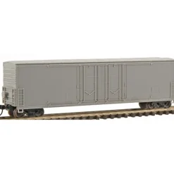 Trains|Atlas 31000 N Scale Undecorated 53' Evans Double Door Boxcar - Model Train Junction: Quality Parts and Art Supplies