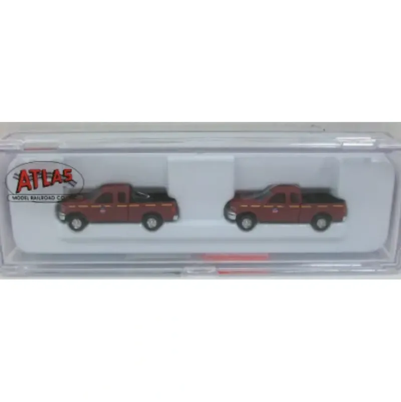 Trains|Atlas 3006 N Scale UP Ford F150 Pickup Trucks (Set of 2) - Model Train Junction: Quality Parts and Art Supplies