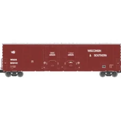 Trains|Atlas 50000050 N Scale W&S 53' Plugdoor Boxcar #503032 - Model Train Junction: Quality Parts and Art Supplies
