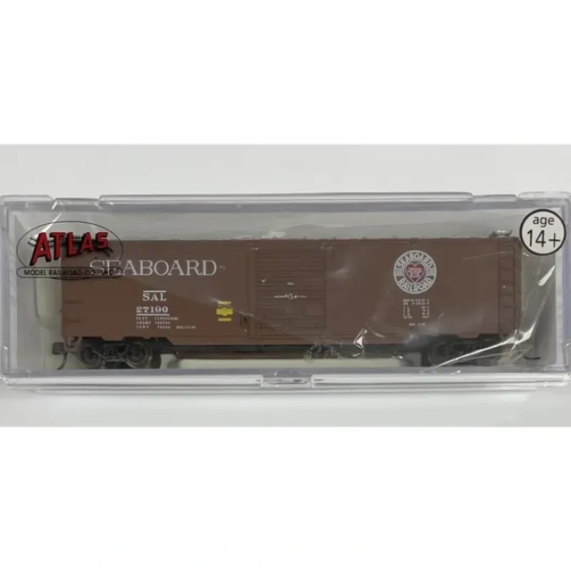 Trains|Atlas 38912 N Seaboard Air Line 50' Single Door Boxcar #27190 - Model Train Junction: Quality Parts and Art Supplies