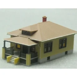Trains|Atlas 2847-2 N Tan Barb's Bungalow Building Built-Up - Model Train Junction: Quality Parts and Art Supplies