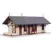 Trains|Atlas 2848 N Tan Marywood Train Station Kit - Model Train Junction: Quality Parts and Art Supplies