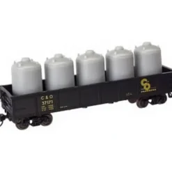 Trains|Atlas 35193 N Trainman 42' Gondola w/Load, C&O #37145 - Model Train Junction: Quality Parts and Art Supplies
