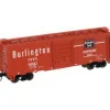 Trains|Atlas 34631 N Trainman 40' PS-1 Box, CB&Q #63121 - Model Train Junction: Quality Parts and Art Supplies