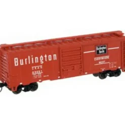Trains|Atlas 34631 N Trainman 40' PS-1 Box, CB&Q #63121 - Model Train Junction: Quality Parts and Art Supplies