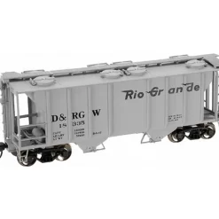 Trains|Atlas 31981 N Trainman PS-2 Covered Hopper, D&RGW #18327 - Model Train Junction: Quality Parts and Art Supplies