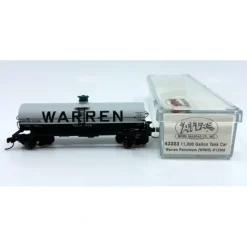 Trains|Atlas 43323 N Warren Petroleum (WRNX) 11,000 Gallon Tank Car #12306 - Model Train Junction: Quality Parts and Art Supplies