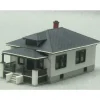 Trains|Atlas 28473 N White & Black Barb's Bungalow Built Up - Model Train Junction: Quality Parts and Art Supplies