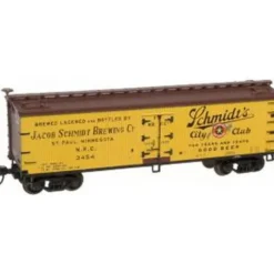 Trains|Atlas 41557 N 40'Wood Reefer Schmidt's #3455 - Model Train Junction: Quality Parts and Art Supplies