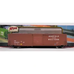 Trains|Atlas 16681 N&W 60' SD Auto Box #600859 - Model Train Junction: Quality Parts and Art Supplies