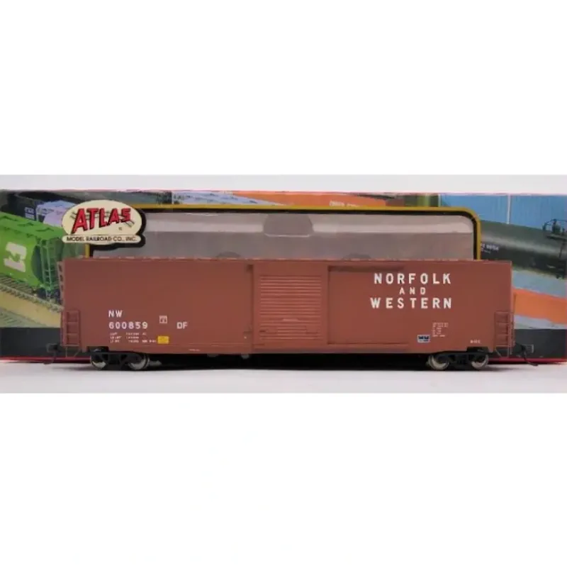 Trains|Atlas 16681 N&W 60' SD Auto Box #600859 - Model Train Junction: Quality Parts and Art Supplies