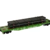 Trains|Atlas 0931 O Burlington Northern 52'6 Flatcar (3 Rail) - Model Train Junction: Quality Parts and Art Supplies