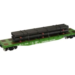 Trains|Atlas 0931 O Burlington Northern 52'6 Flatcar (3 Rail) - Model Train Junction: Quality Parts and Art Supplies