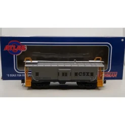 Trains|Atlas 2001731-2 O CSX Bay Window Caboose (3-Rail) LN/Box - Model Train Junction: Quality Parts and Art Supplies