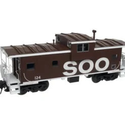 Trains|Atlas 3001257 O Extended Vision Caboose, SOO - Model Train Junction: Quality Parts and Art Supplies