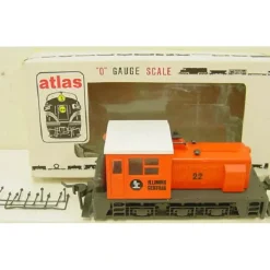 Trains|Atlas 6122 O Gauge Illinois Central 2-Rail Diesel Locomotive - Model Train Junction: Quality Parts and Art Supplies