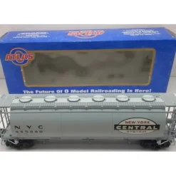 Trains|Atlas 6308-2 O Gauge New York Central Cylindrical Hopper #885980 3-Rail - Model Train Junction: Quality Parts and Art Supplies