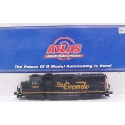 Trains|Atlas 1255 O Gauge Rio Grande Unpowered GP-60 Diesel Locomotive #3156 (3-Rail) - Model Train Junction: Quality Parts and Art Supplies
