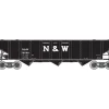 Trains|Atlas 968 O N&W 70-Ton 3-Bay Hopper - 2-Rail - Model Train Junction: Quality Parts and Art Supplies