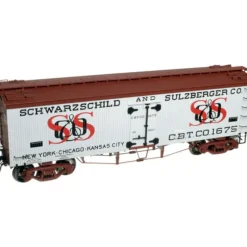 Trains|Atlas 3002405 O 2-Rail Scwarzchild & Sulzberger 36' Wood Reefer - Model Train Junction: Quality Parts and Art Supplies