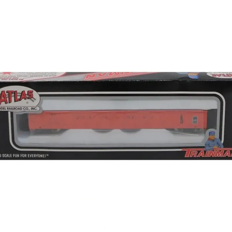 Trains|Atlas 913 O Scale Boston & Maine Evans 52' Gondola #9072 (3 Rail) - Model Train Junction: Quality Parts and Art Supplies