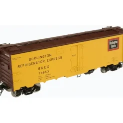 Trains|Atlas 8520 O Scale BREX 40' Steel Reefer (3 Rail) - Model Train Junction: Quality Parts and Art Supplies