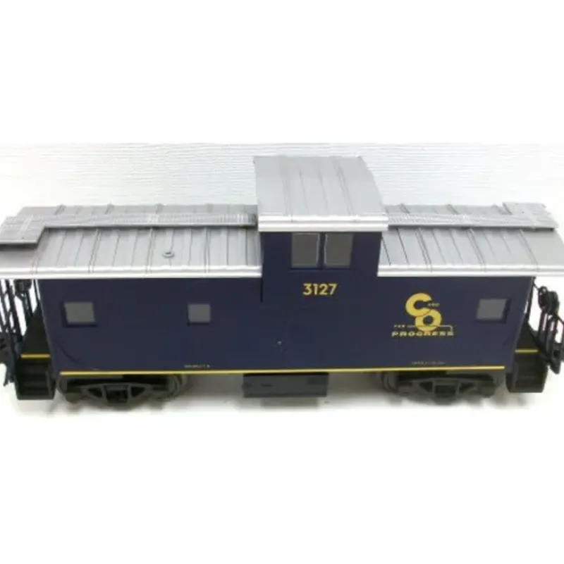Trains|Atlas 751 O Scale C&O Caboose (2 Rail) - Model Train Junction: Quality Parts and Art Supplies
