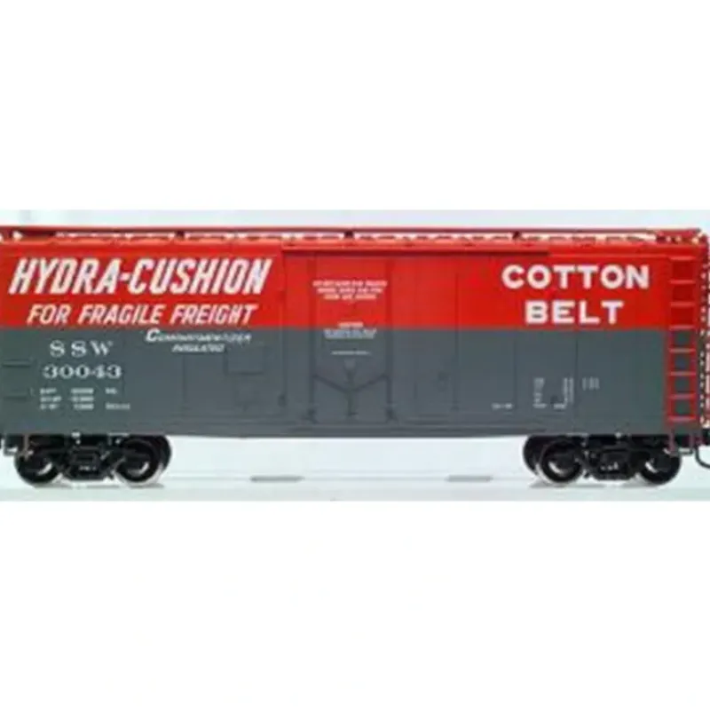 Trains|Atlas 582 O Scale Cotton Belt 40 Foot Plug Door Boxcar (2-Rail) - Model Train Junction: Quality Parts and Art Supplies