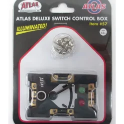 Trains|Atlas 57 O Scale Illuminated Deluxe Switch Control Box - Model Train Junction: Quality Parts and Art Supplies