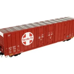 Trains|Atlas 9625 O Scale Santa Fe 60' Berwick Boxcar (2 Rail) - Model Train Junction: Quality Parts and Art Supplies
