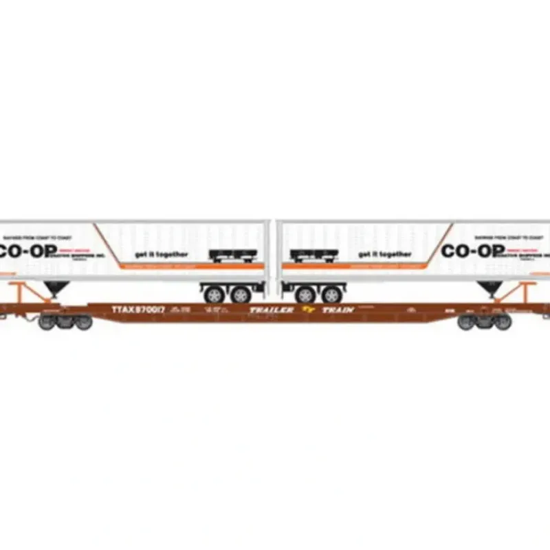 Trains|Atlas 69893 O Scale TPTX 89'4"Flatcar #970017 (3 Rail) - Model Train Junction: Quality Parts and Art Supplies