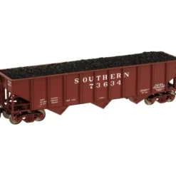 Trains|Atlas 970 O Southern 70-Ton 3-Bay Hopper - 2-Rail - Model Train Junction: Quality Parts and Art Supplies
