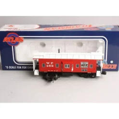 Trains|Atlas 0743 O Trainman Bay Window Caboose, WP - Model Train Junction: Quality Parts and Art Supplies