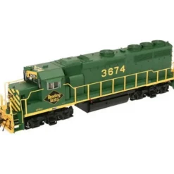 Trains|Atlas 10000412 Reading GP40-2 Phase I Diesel Locomotive w/DCC & Sound #3673 - Model Train Junction: Quality Parts and Art Supplies