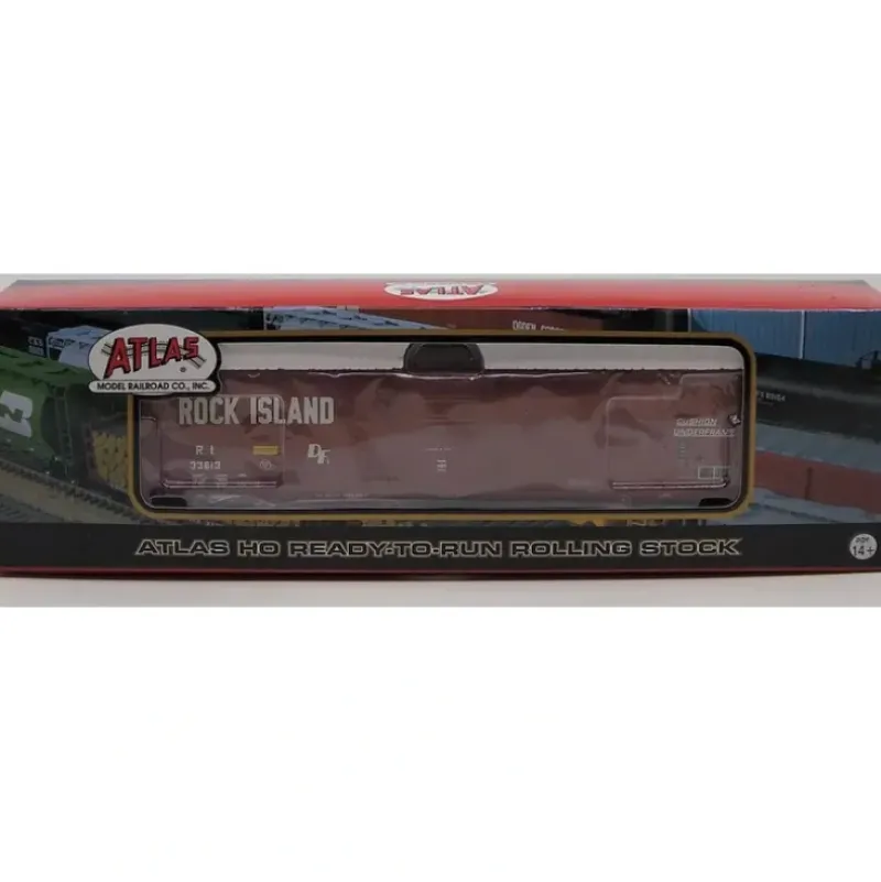 Trains|Atlas 20000670 Rock Island 60' ACF Auto Parts Boxcar #33813 - Model Train Junction: Quality Parts and Art Supplies