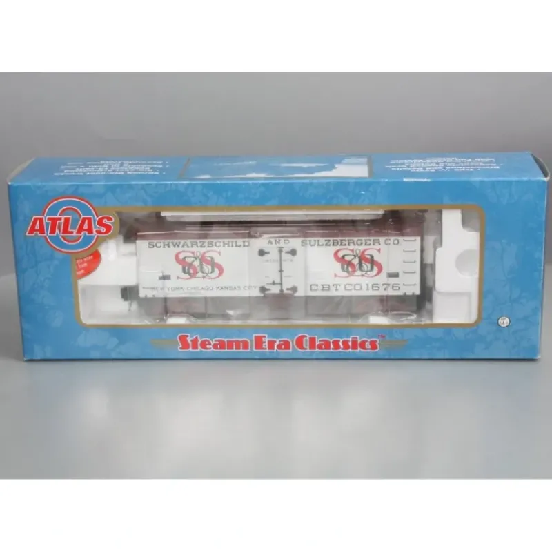 Trains|Atlas 3001405-2 Schwarzschild & Sulzberger 36' Wood Reefer Car - 3 Rail - Model Train Junction: Quality Parts and Art Supplies