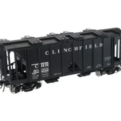 Trains|Atlas 8379 70t 2-Bay Cvd.Hopper Clinchfield - Model Train Junction: Quality Parts and Art Supplies