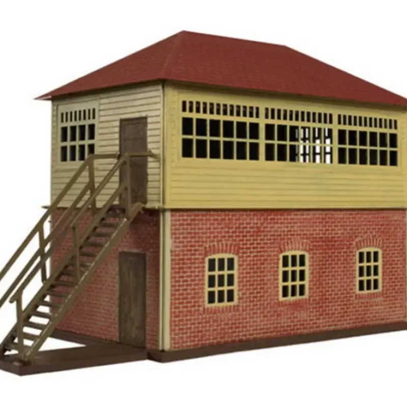 Trains|Atlas 717 Trainman Interlocking Tower Kit - Model Train Junction: Quality Parts and Art Supplies