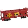 Trains|Atlas 0742 Trainman O Gauge Santa Fe Bay Window Caboose - Model Train Junction: Quality Parts and Art Supplies