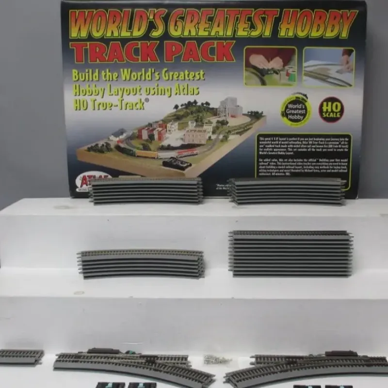 Trains|Atlas 489 True-Track World's Greatest Hobby Track Pack - Model Train Junction: Quality Parts and Art Supplies